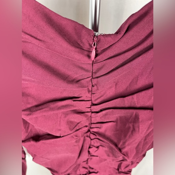 Do + Be maroon mini dress size medium NWT - Picture 6 of 11